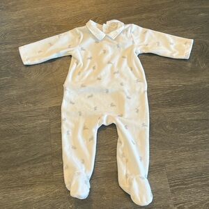 Jacadi Baby Velvet Footed Pajamas